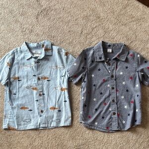 Boy’s bundle button-up short sleeve shirts